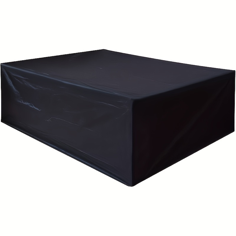 Outdoor Furniture Table And Chairs - Housse noire pour meubles d'extérieur, housse