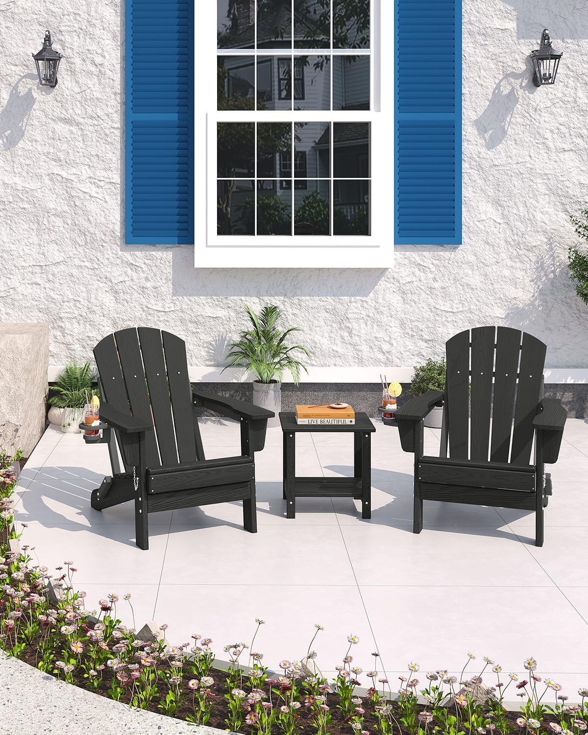 Chaise Adirondack pliable en p - Outdoor Furniture Hdpe avis et prix