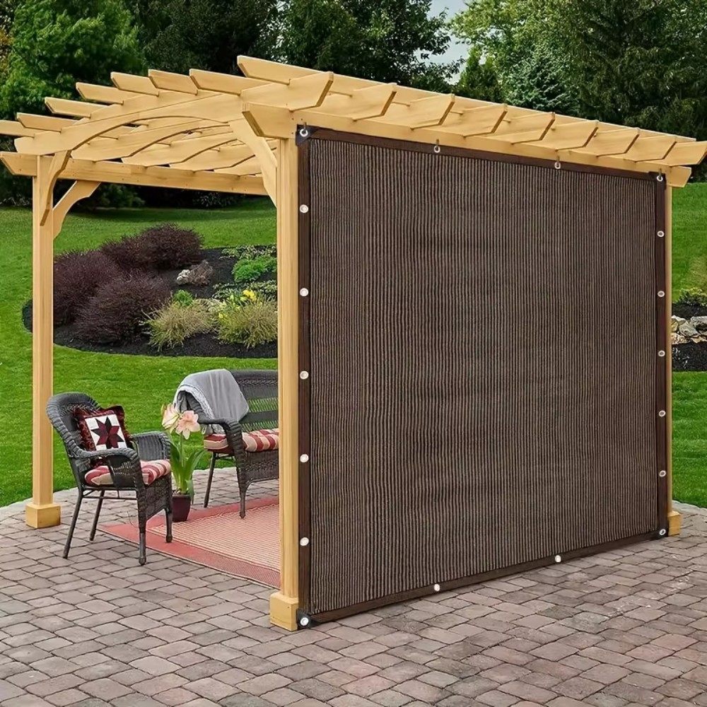 Auvent de protection UV marron - Outdoor Furniture Hdpe avis et prix