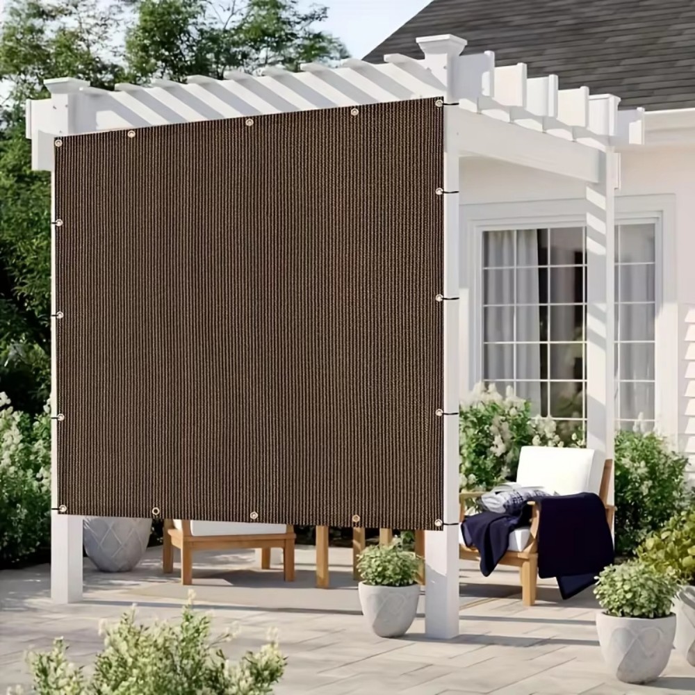 Auvent de protection UV marron - Outdoor Furniture Hdpe avis et prix