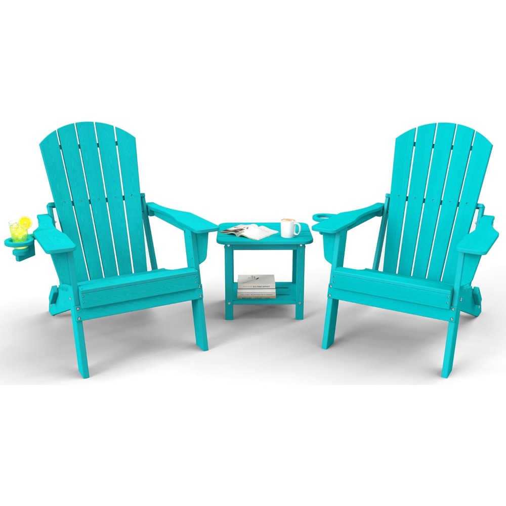 Ensemble de 3 chaises Adironda - Outdoor Furniture Hdpe avis et prix