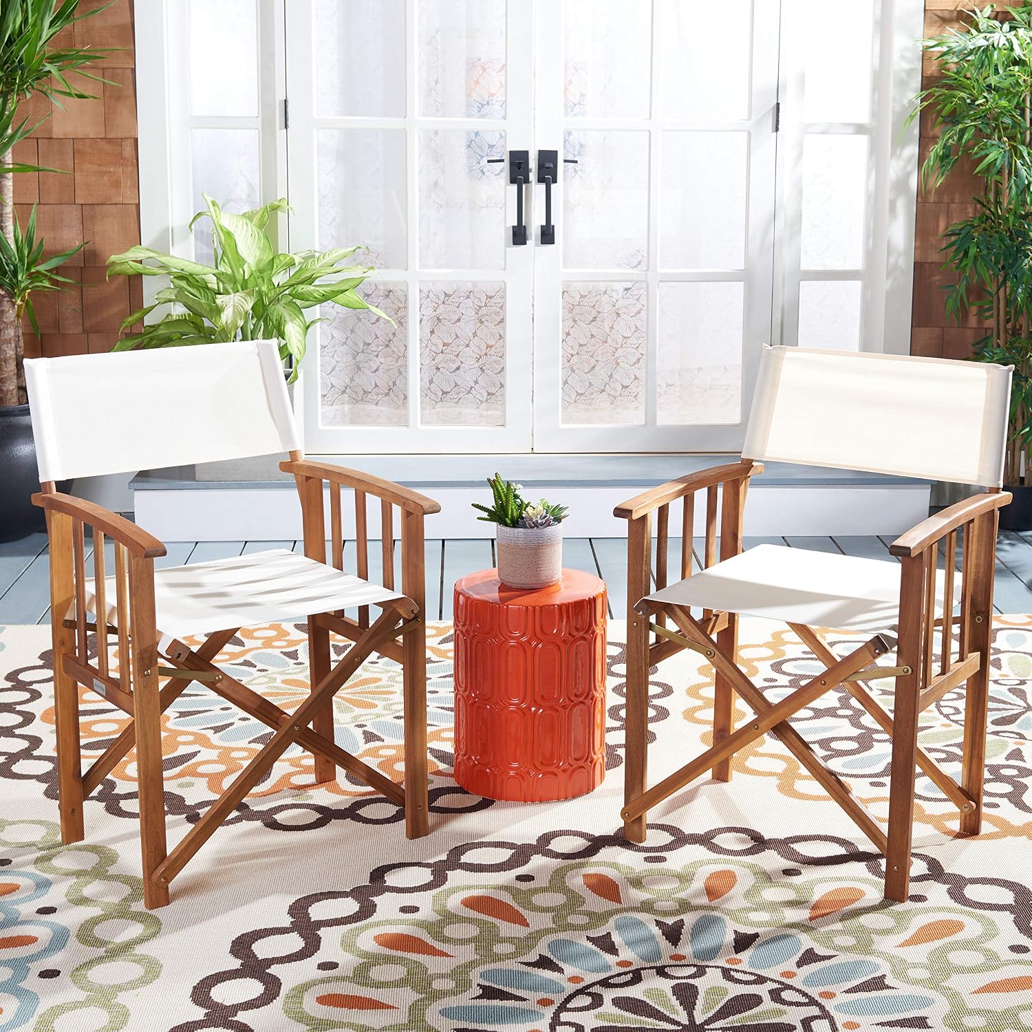 Ensemble de 2 chaises pliantes - Outdoor Furniture Table And Chairs avis et prix