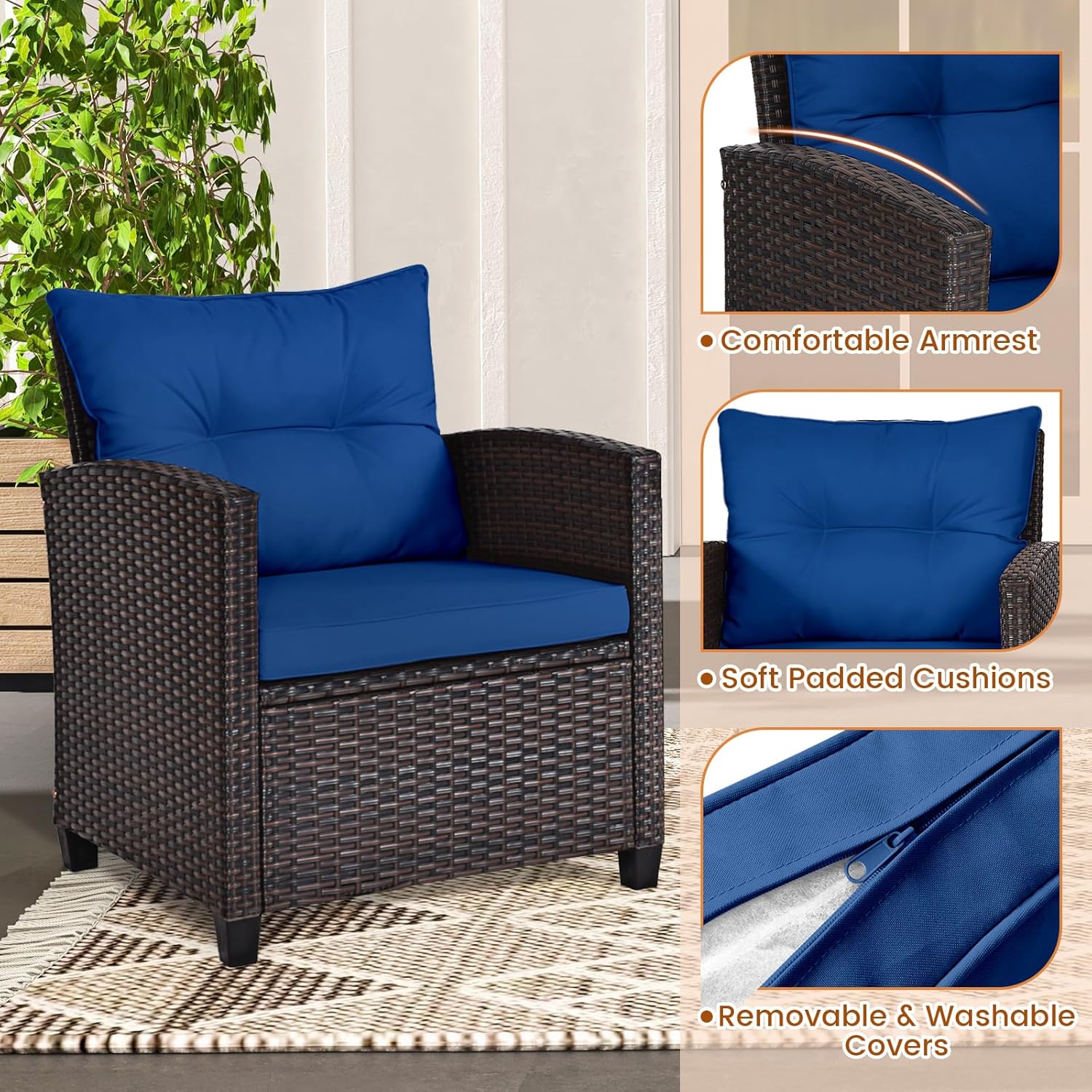 Ensemble bistro d'extérieur 3  - Outdoor Furniture Table And Chairs avis et prix