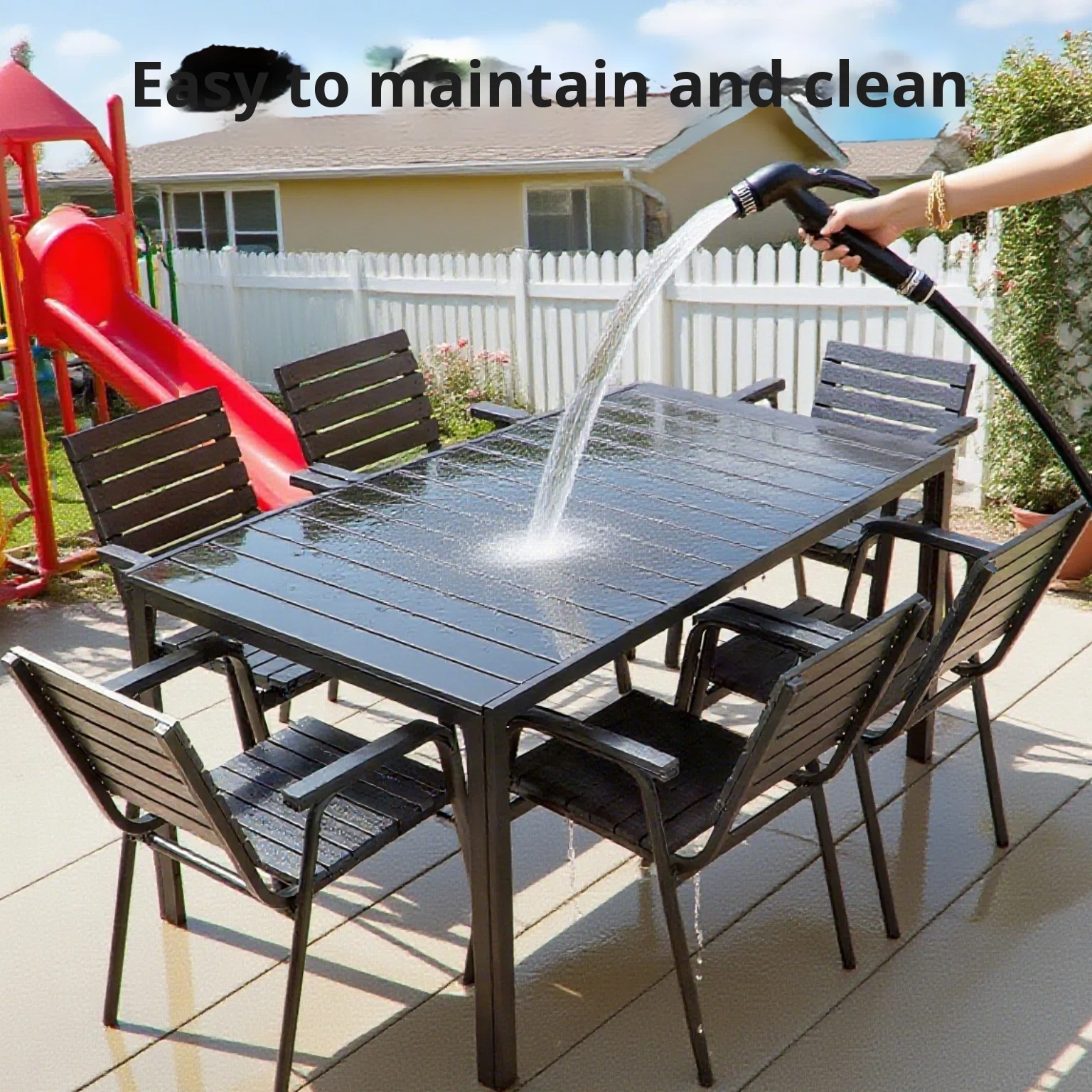 Nouvel ensemble de table et de - Outdoor Furniture Table And Chairs avis et prix