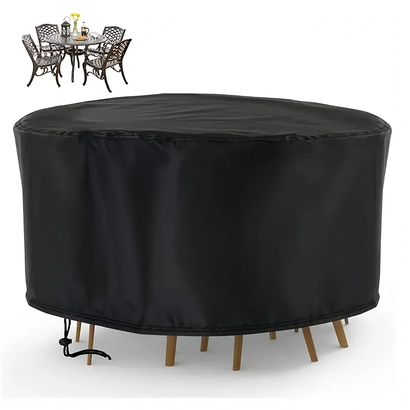 Housse de protection ronde imp - Outdoor Furniture Table And Chairs avis et prix